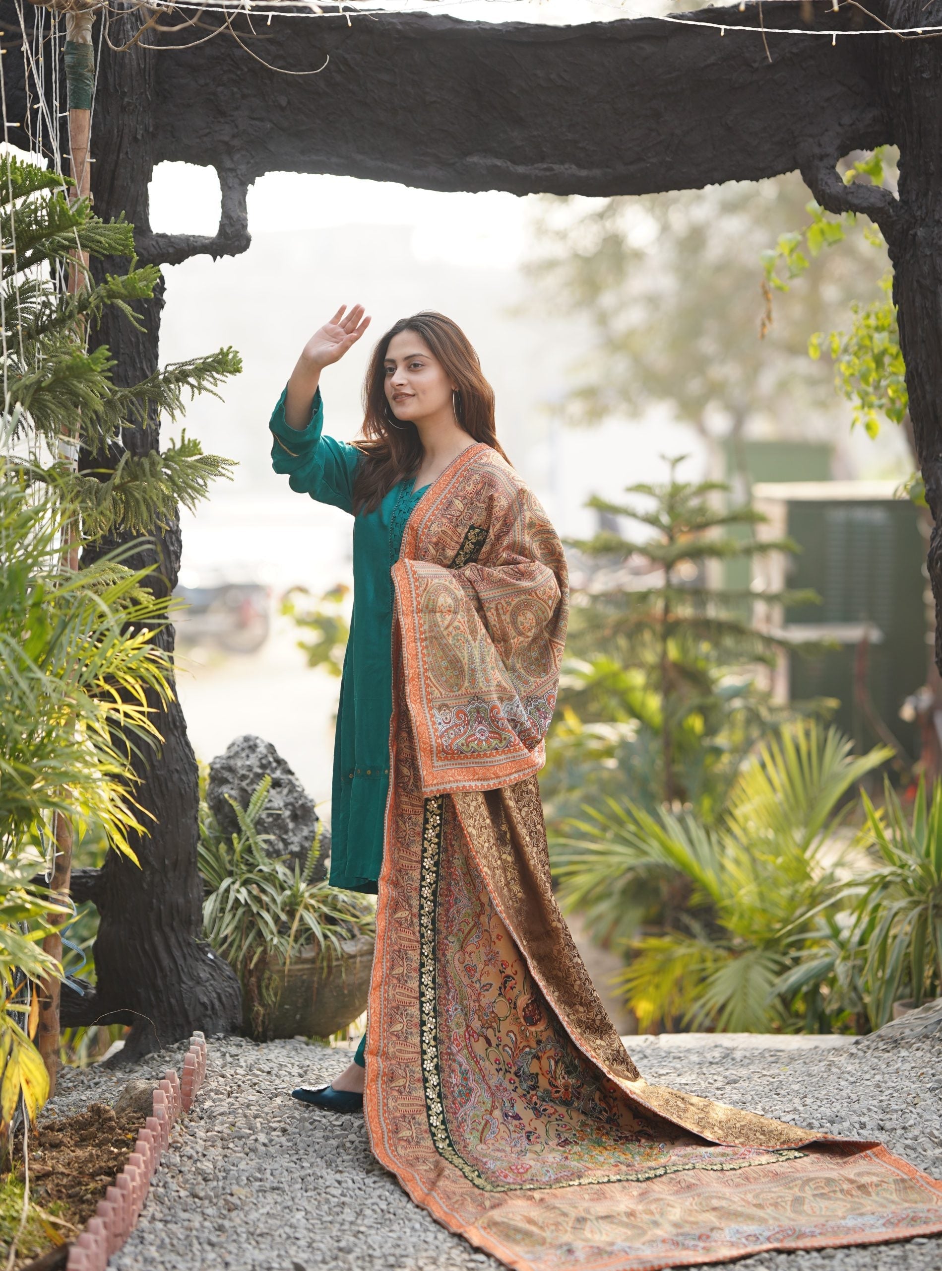 TFC theme Shawl Embroidered Shawl