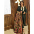 Bundhani Complete Attire with TFC Theme Shawl Fabric : Raw Silk